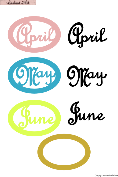 Months of the Year: April to June Months of the Year: April to June