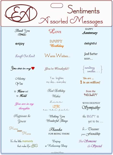 Assorted Sentiments Assorted Sentiments