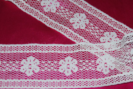 2 1/4" Beige Lace