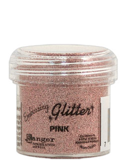 Ranger Glitter Embossing Powder Pink