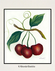 Cheery Cherries Greeting Card Cheery Cherries Greeting Card